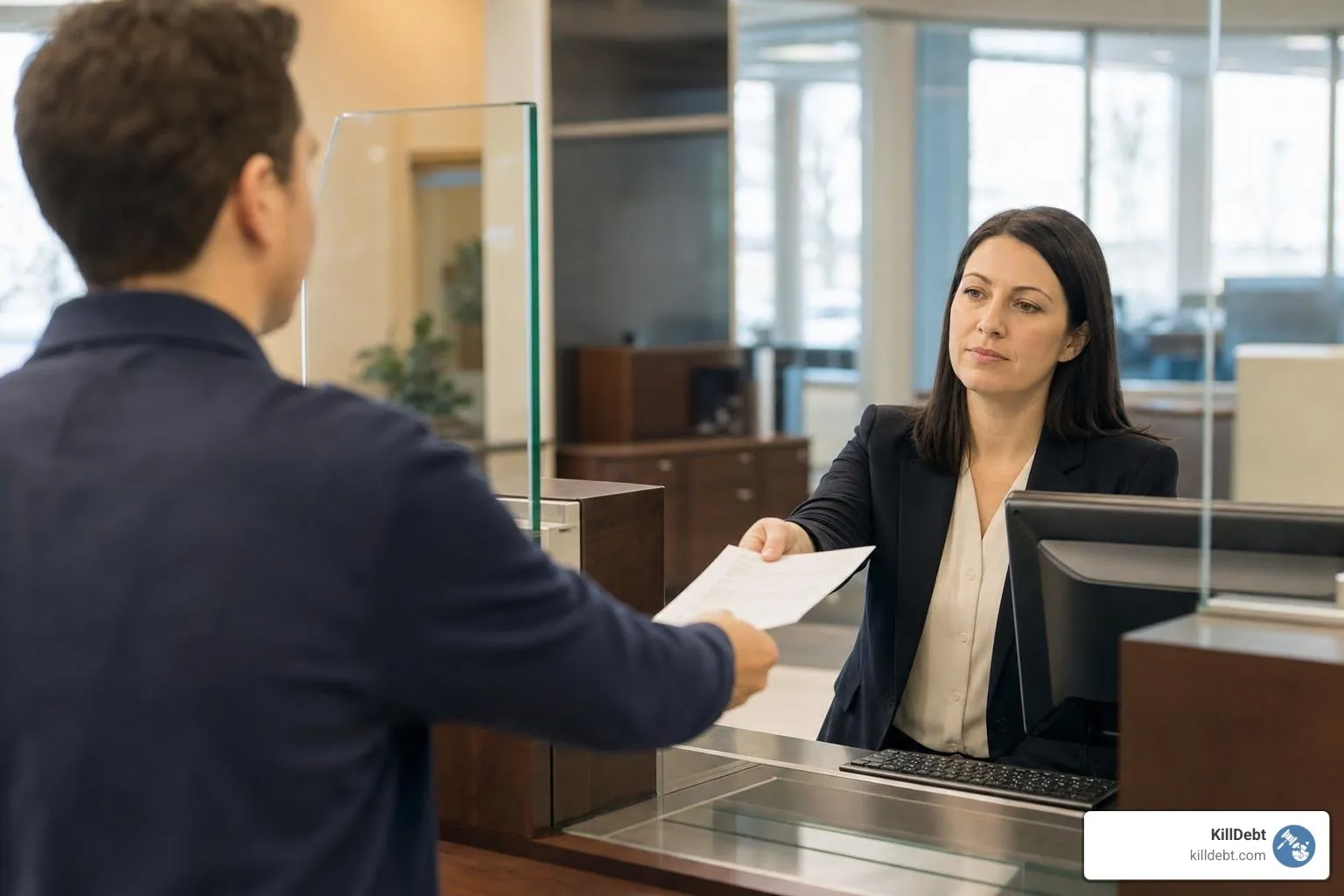 bank account levy notice sent to debtor's financial institution
