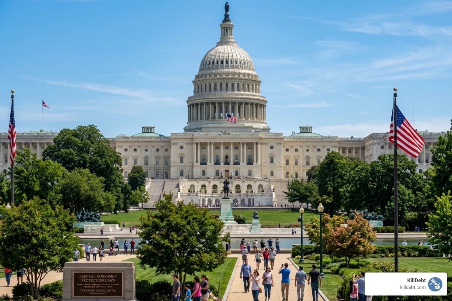 US Capitol building representing federal consumer protection laws