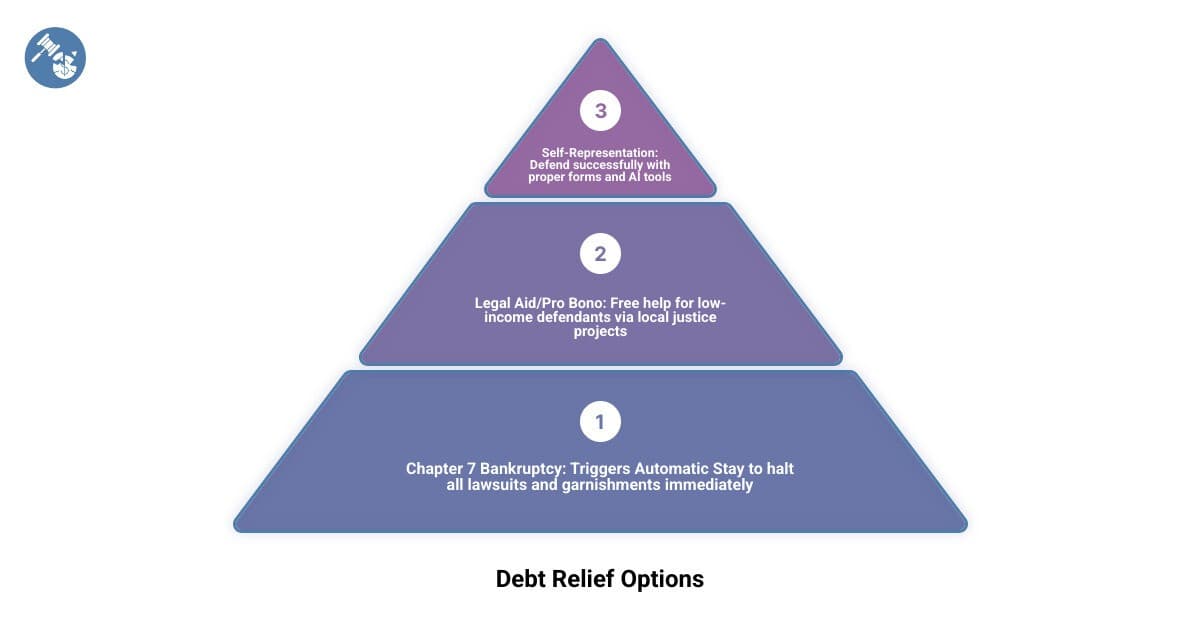 Bankruptcy vs Lawsuit Defense Infographic