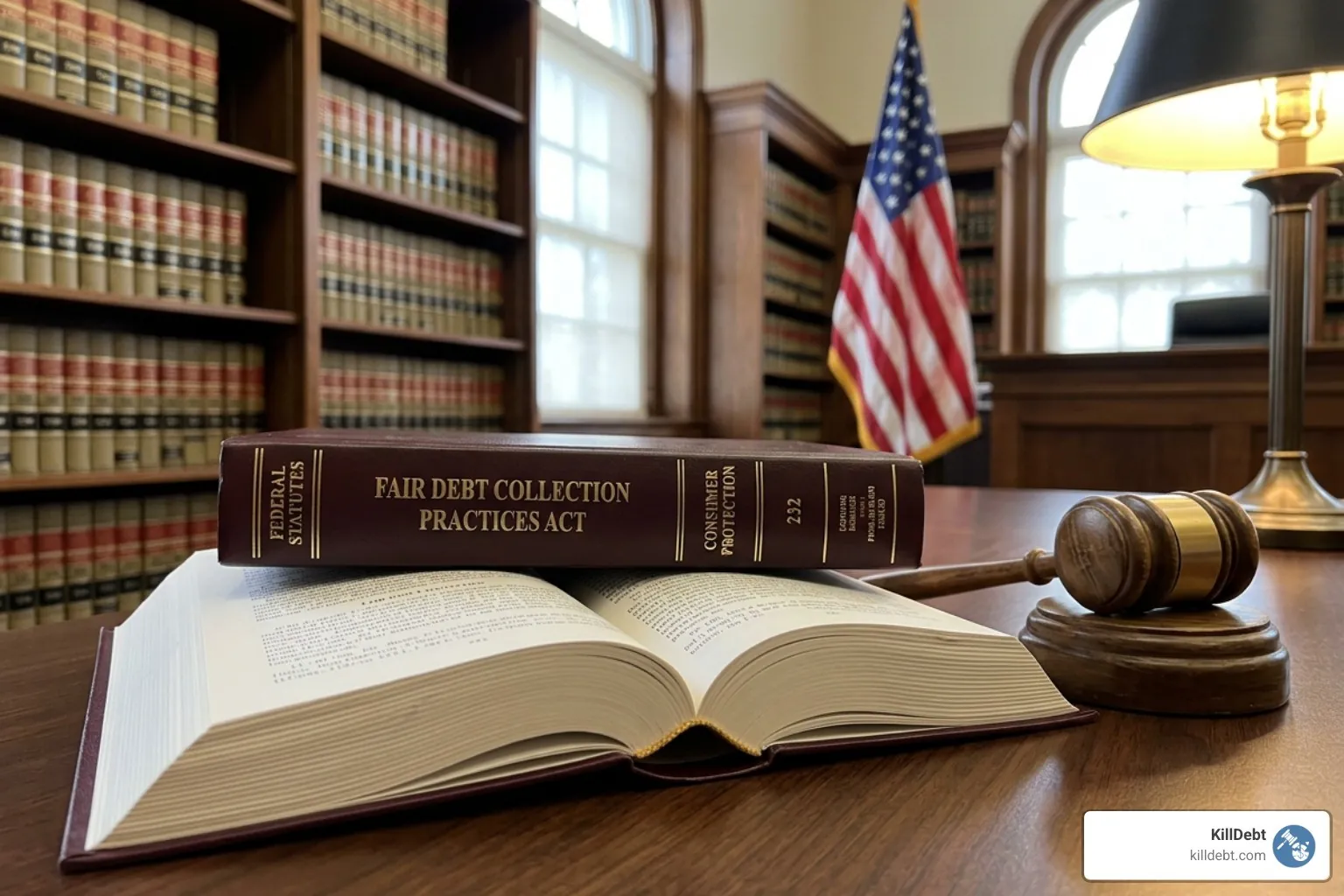 Federal law book representing consumer rights