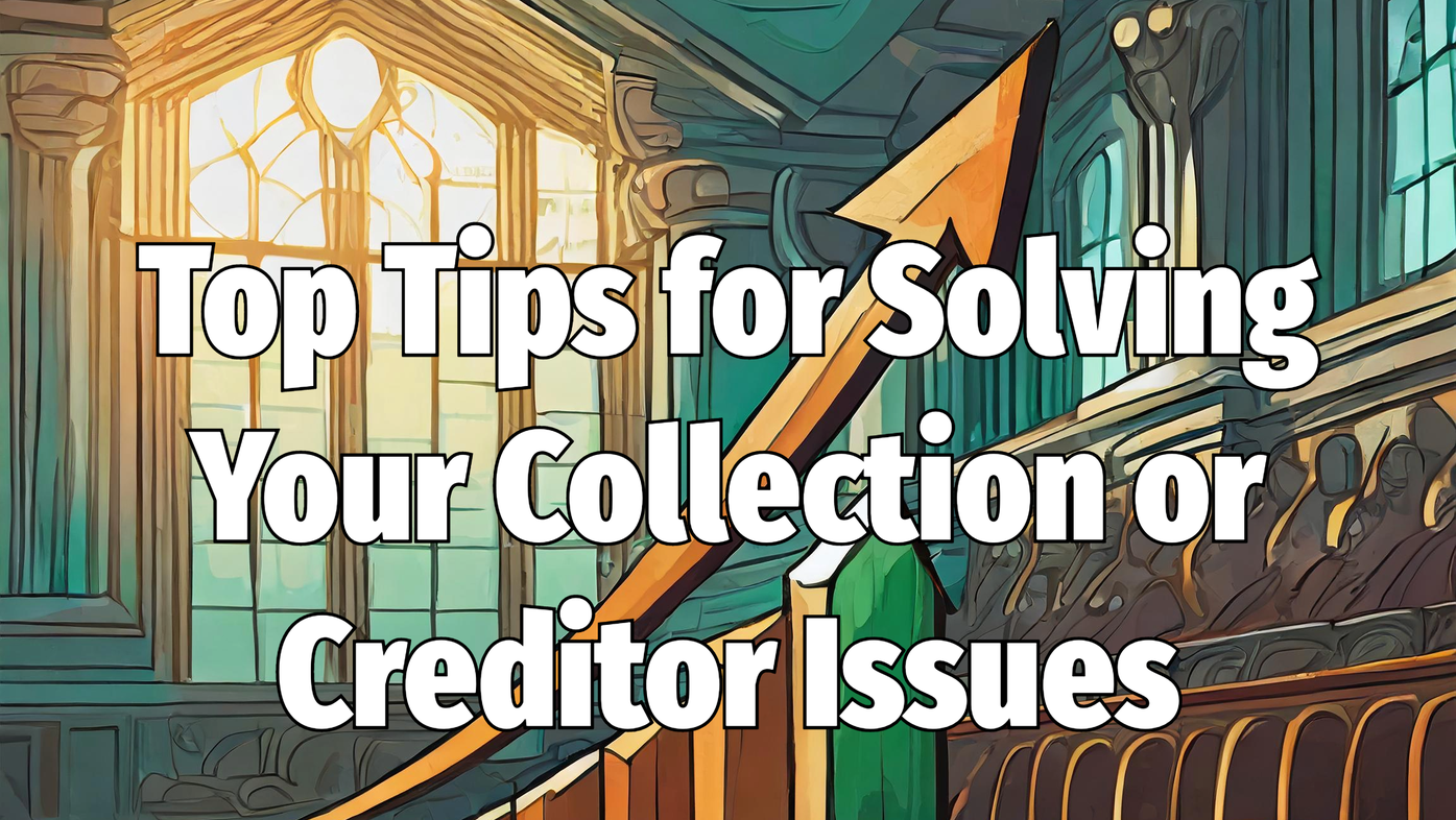 Top Tips for Solving Your Collection or Creditor Issues